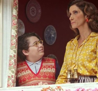 Dona Anita e o filho Albertinho